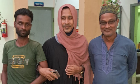 ছদ্মবেশে স্বামী-স্ত্রী সেজে পলাতক মাদক কারবারি গ্রেপ্তার