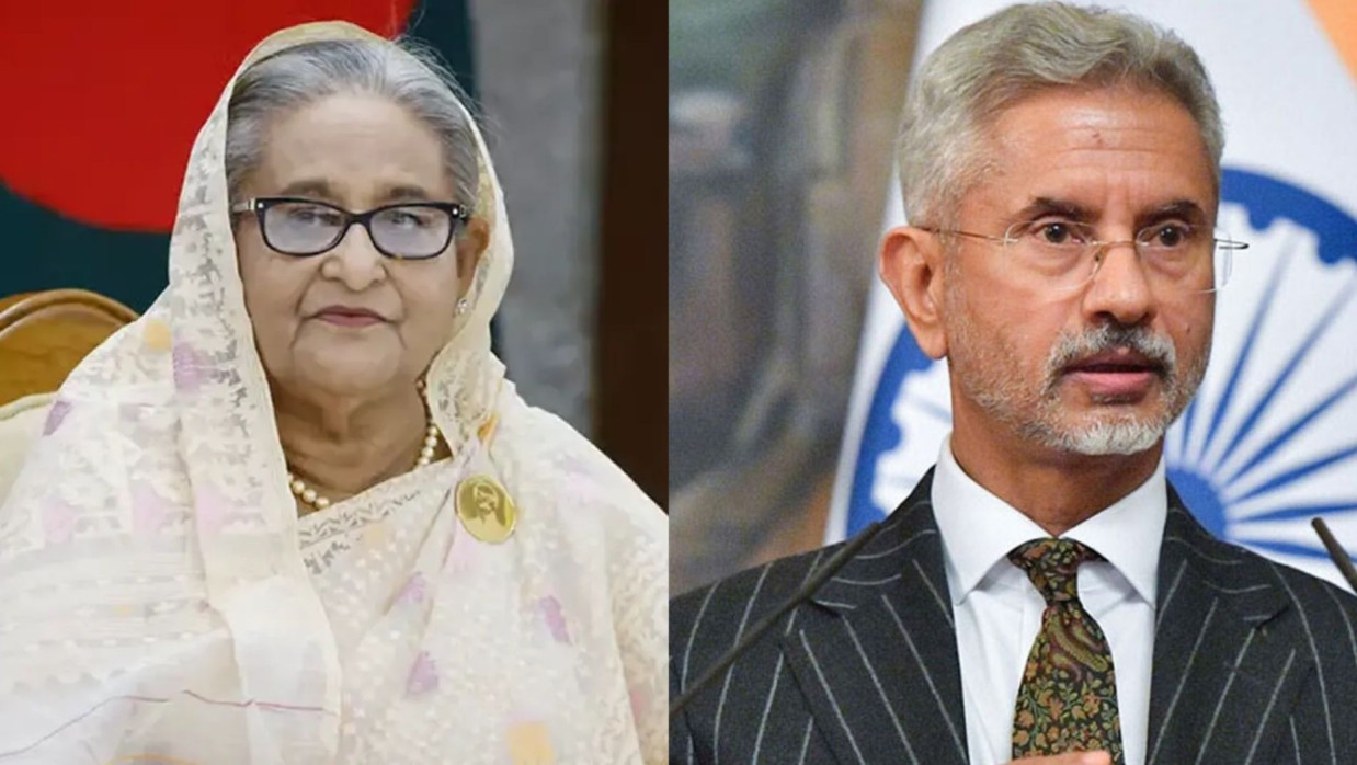 শেখ হাসিনা ও এস জয়শঙ্কর
