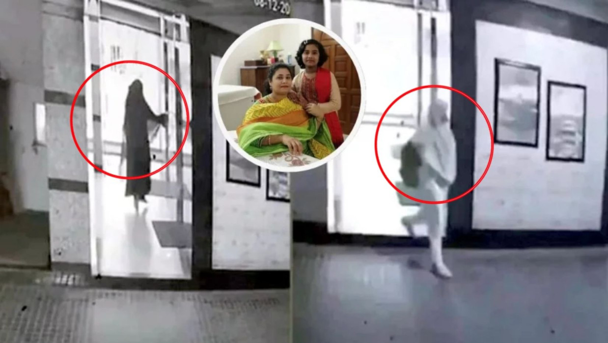 লাল বৃত্তে অভিযুক্ত গৃহকর্মী ‘আয়েশা’