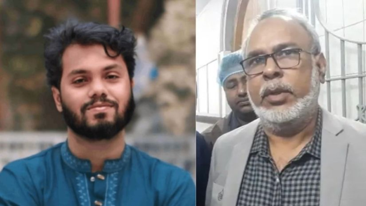 ওসমান হাদি ও ঢাকা মেডিকেল কলেজ হাসপাতালের নিউরোসার্জারি বিভাগের প্রধান ডা. জাহিদ রায়হান