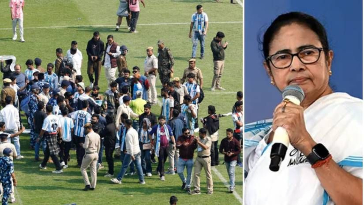 মেসির কলকাতা সফর ঘিরে বিশৃঙ্খলা 