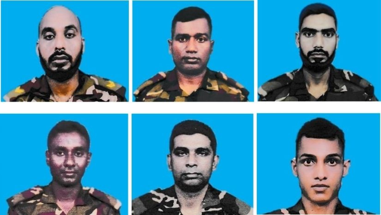 নিহত সেনা সদস্যদের ছবি