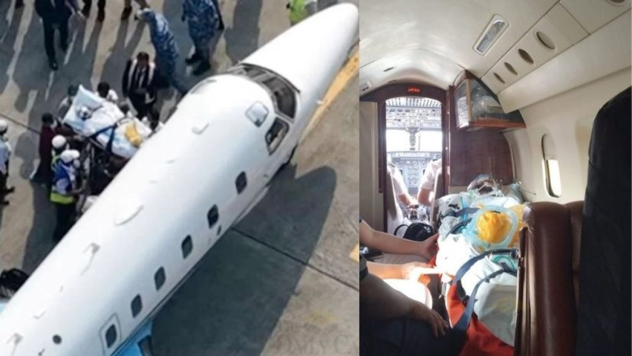 এয়ার অ্যাম্বুলেন্সে ওসমান হাদি