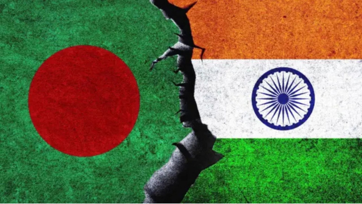 বাংলাদেশ ও ভারতের পতাকা