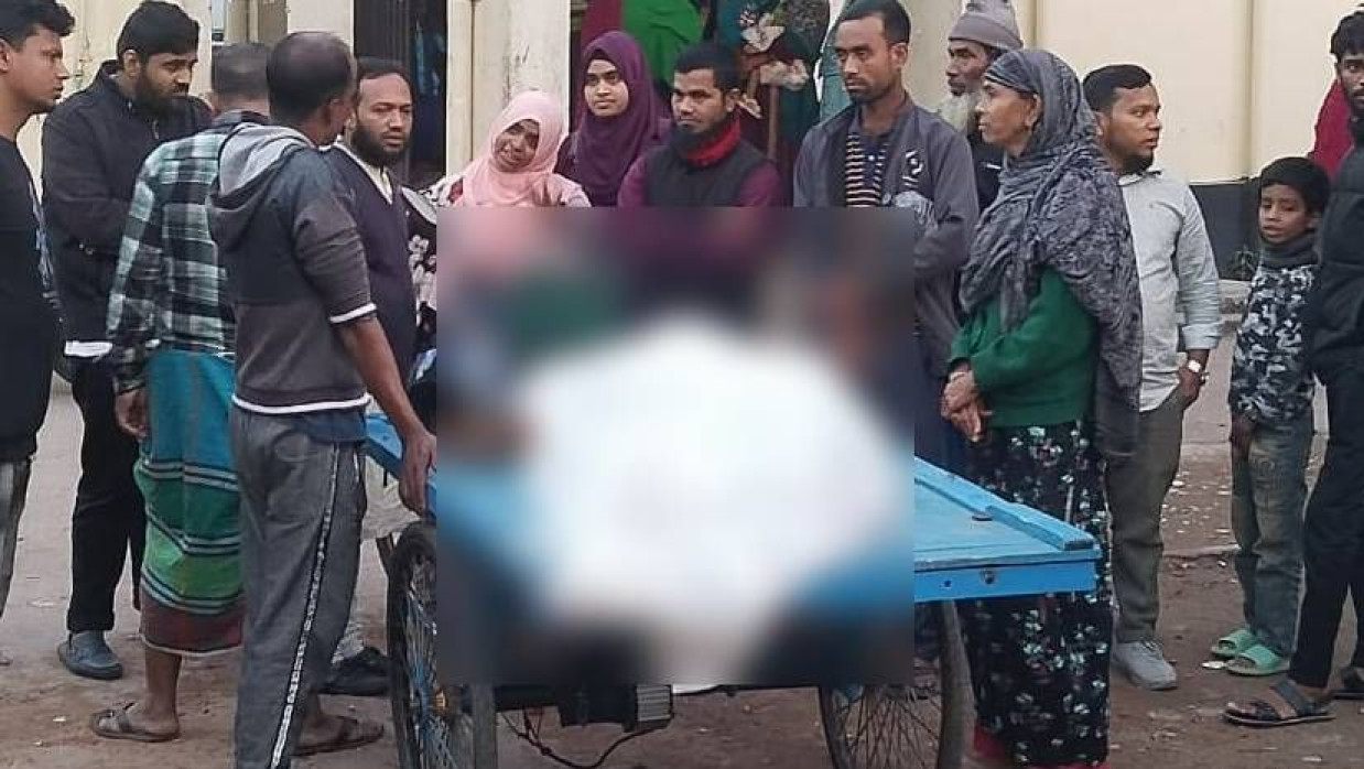 নিহত যুবদল নেতার মহদেহ