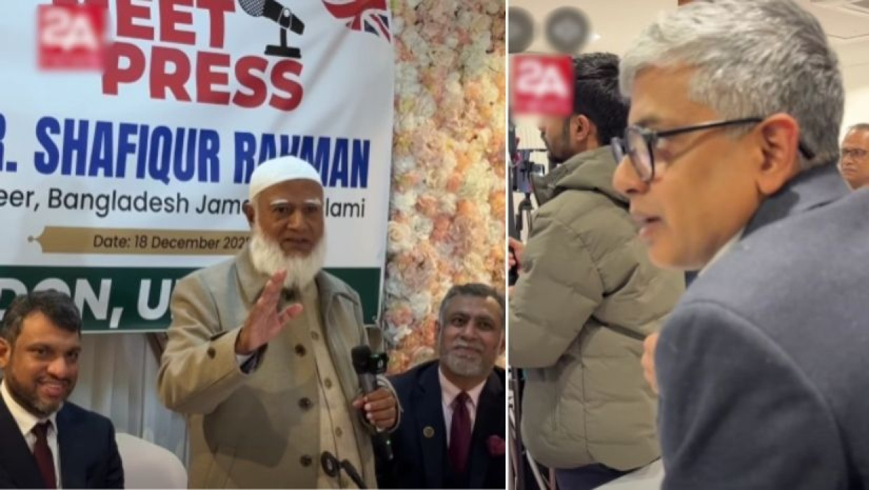 মিট দ্য প্রেসে জামায়াত আমির ও সাংবাদিক তানভীর আহমেদ