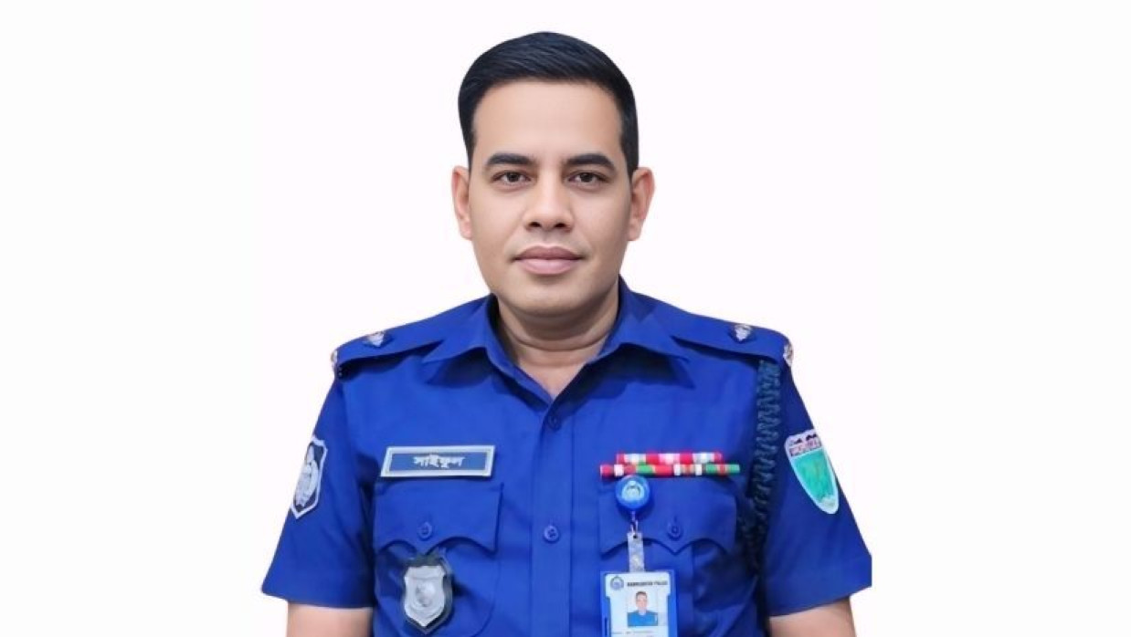 বাহুবল মডেল থানার নতুন ওসি সাইফুল ইসলাম