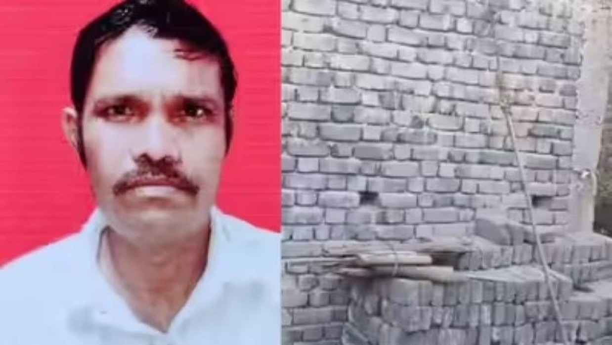 নিহত রামনারায়ণ বাঘেল ও ঘটনাস্থল