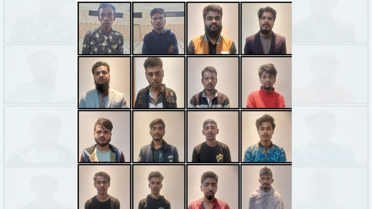 হামলায় গ্রেপ্তারকৃতরা