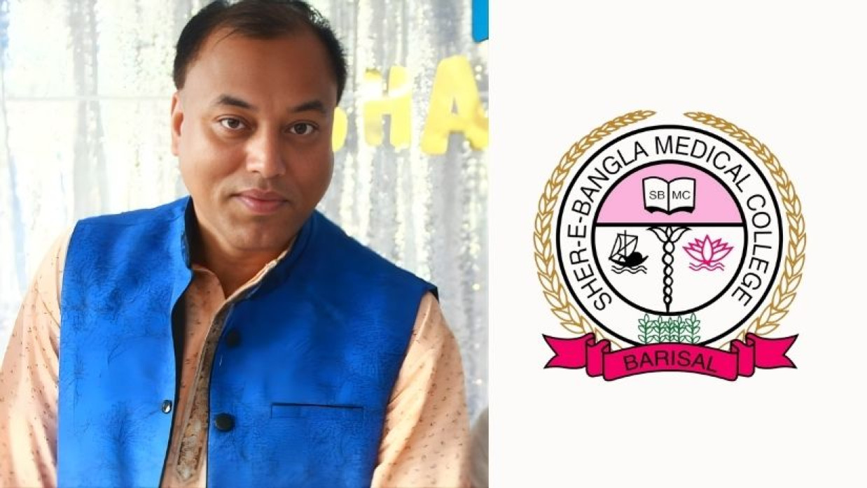 অধ্যাপক ডা. মো. আনোয়ার হোসেন ও শেবাচিমের মনোগ্রাম