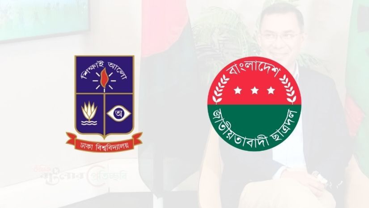 ঢাকা বিশ্ববিদ্যালয় ও ছাত্রদলের লোগো