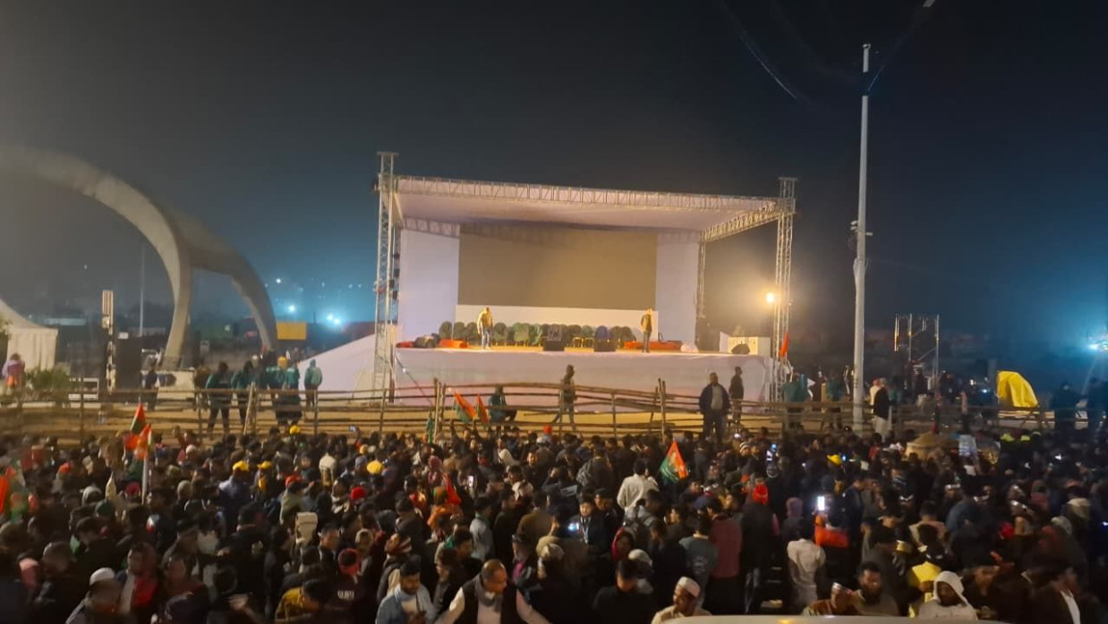 তারেক রহমানের সংবর্ধনাস্থল