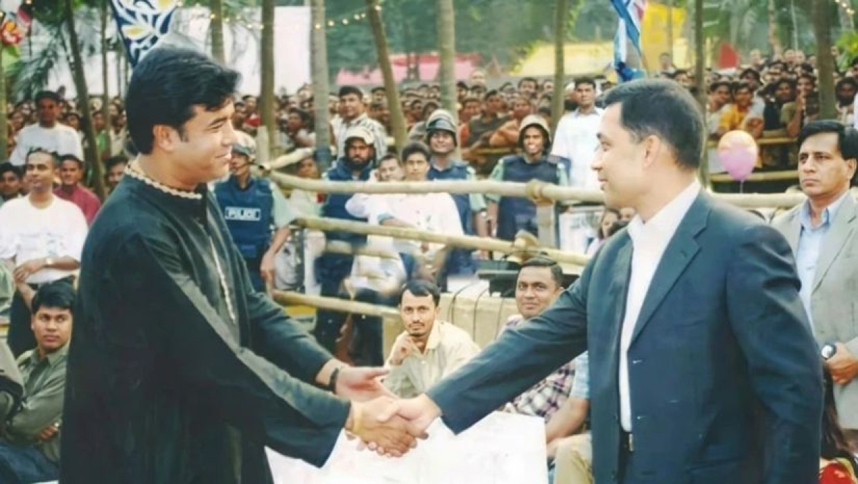 নায়ক মান্না ও তারেক রহমান