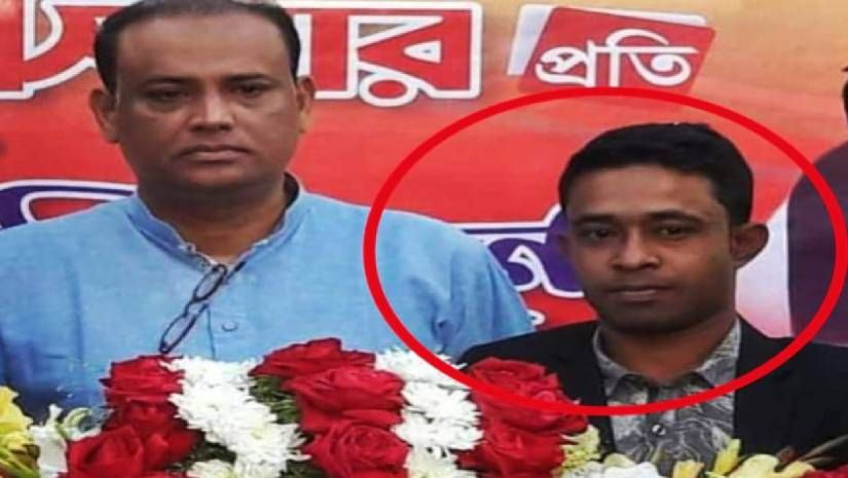 সাবেক ভূমিমন্ত্রী সাইফুজ্জামান চৌধুরীর পাশে গ্রেপ্তার গিট্টু নাছির (৩৩)