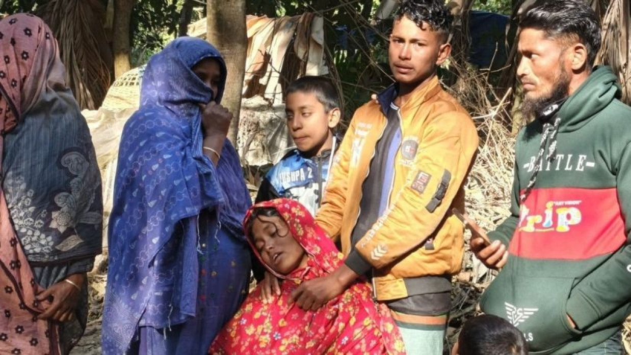 স্বামী হারানোর শোকে কাতর রহিমা বেগম