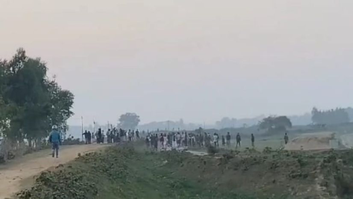 হবিগঞ্জে জমি নিয়ে বিরোধ থেকে সংঘর্ষ