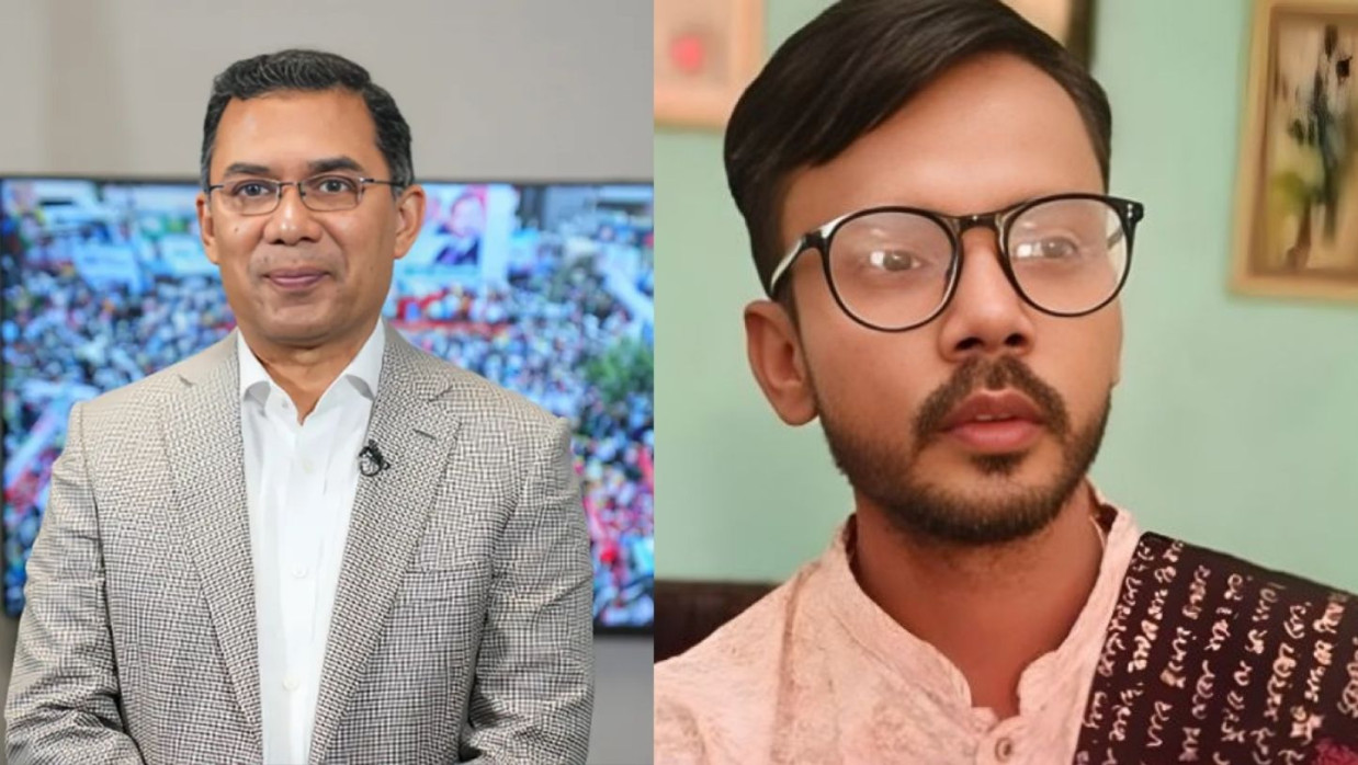 তারেক রহমান ও হিরো আলম