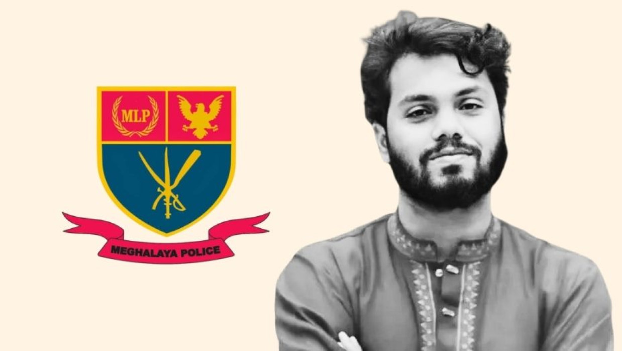 শরিফ ওসমান হাদি ও মেঘালয় পুলিশের লোগো