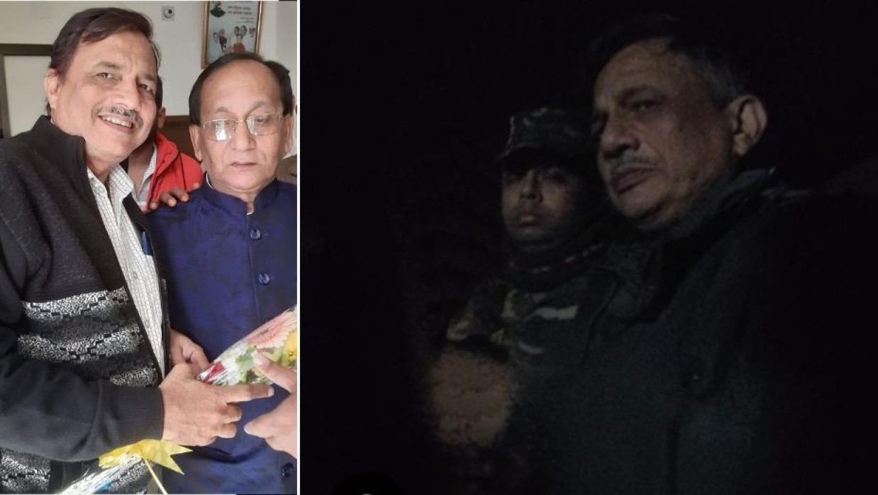 অ্যাডভোকেট হামিদুর রহমান, একটি ছবিতে তাকে আওয়ামী লীগ নেতা ও সাবেক এমপি আব্দুল ওদুদের সঙ্গে দেখা যাচ্ছে (বামে)