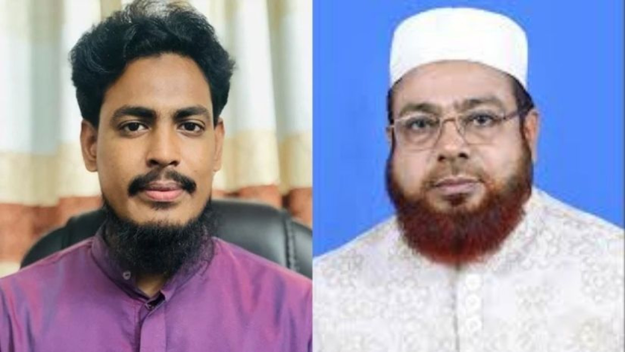 এনসিপির সদস্য সচিব আখতার হোসেন ও জামায়াতে ইসলামীর প্রার্থী এটিএম আজম খান