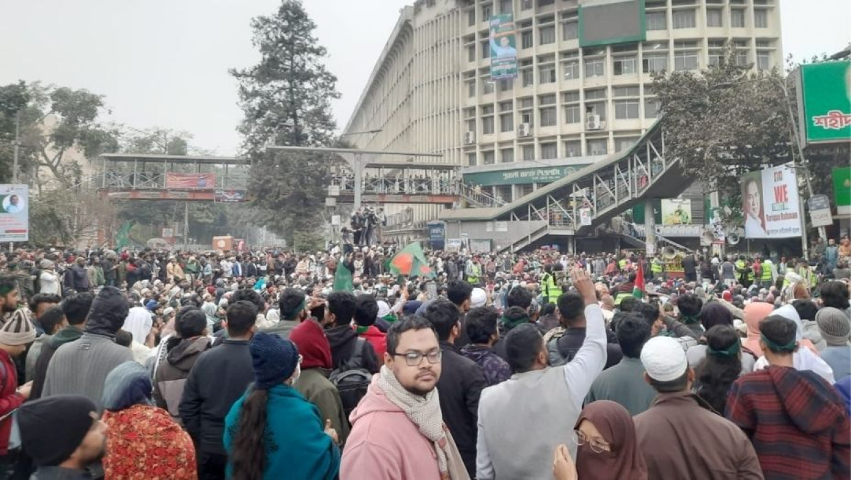 চতুর্থ দিনের মতো শাহবাগ অবরোধ