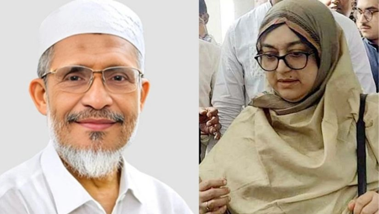 লুৎফুজ্জামান বাবর ও তার স্ত্রী তাহমিনা জামান শ্রাবনী