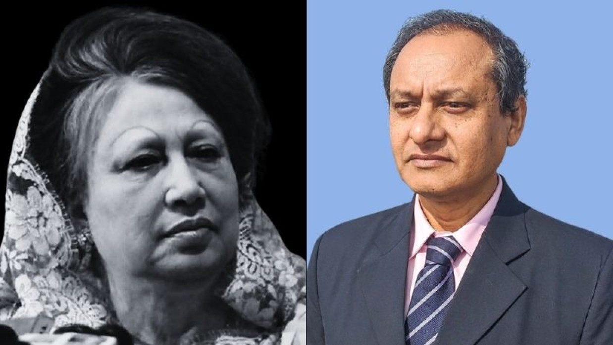 বেগম খালেদা জিয়া এবং গণশিক্ষা উপদেষ্টা অধ্যাপক ডাঃ বিধান রঞ্জন রায় পোদ্দার