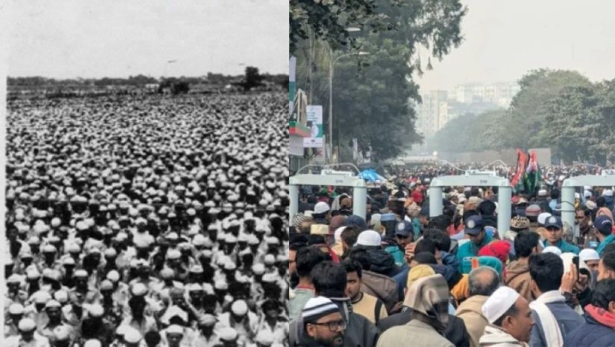 শহীদ রাষ্ট্রপতি জিয়াউর রহমানের জানাজা ও বেগম খালেদা জিয়ার জানাজা