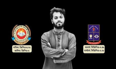 শিক্ষক পরিবারের সন্তান হাদির একাডেমিক ফলাফল যেমন ছিল