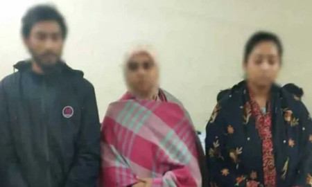 ফয়সাল করিম মাসুদ রাহুল দাউদের স্ত্রী সাহেদা পারভীন সামিয়া, তার ভাই ওয়াহিদ আহমেদ শিপুু ও বান্ধবী মারিয়া আক্তার