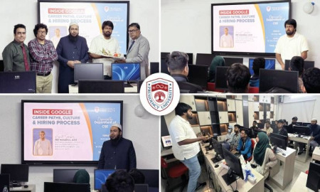 প্রেসিডেন্সি ইউনিভার্সিটিতে গুগলে ক্যারিয়ার ও নিয়োগ প্রক্রিয়া নিয়ে অনুপ্রেরণার সন্ধ্যা