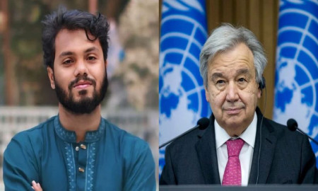 ওসমান হাদি ও আন্তোনিও গুতেরেস