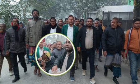 তারেক রহমানের দেশে ফেরা উপলক্ষে কুড়িগ্রামে আনন্দ মিছিল ও মিষ্টি বিতরণ