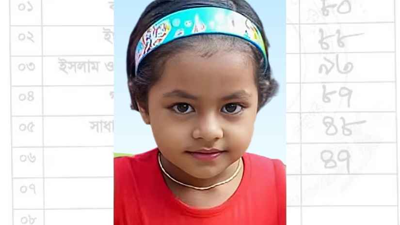বার্ষিক পরীক্ষায় অবিস্মরণীয় ফল সেই ছোট্ট আয়েশার