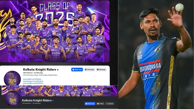 মুস্তাফিজকে বাদ দেওয়ায় ২৪ ঘণ্টায় ১ মিলিয়ন ফলোয়ার হারাল কেকেআর