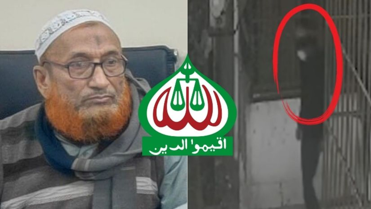 হত্যাকাণ্ডের শিকার জামায়াত নেতা ও গ্রিল কেটে হত্যাকারীদের বাসায় ঢুকার চিত্র