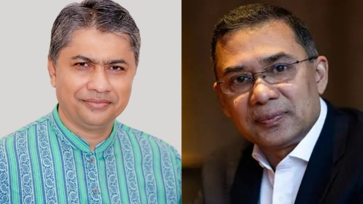 হাসান মামুন এবং তারেক রহমান 