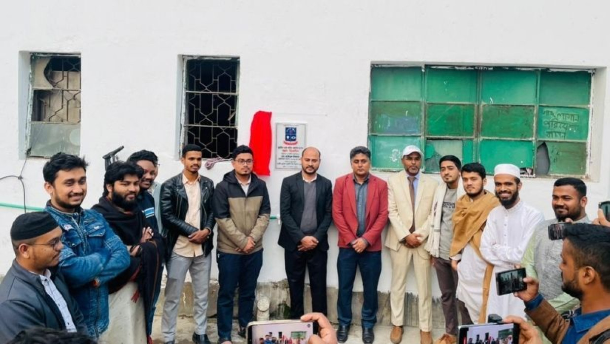 ঢাবির মুহসীন হলে ক্সারসাইজ জোন ও বাইক ওয়াশার স্টেশন উদ্বোধন