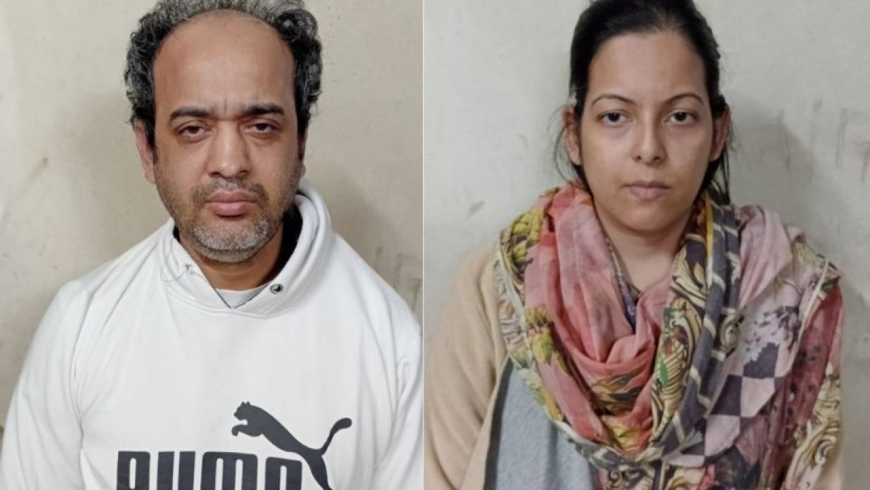 মোহাম্মদ রাসেল ও তার স্ত্রী শামীমা নাসরিন