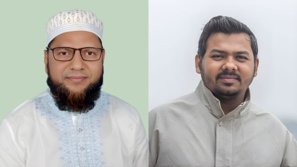 মাওলানা আমজাদ হোসাইন ও সারোয়ার তুষার