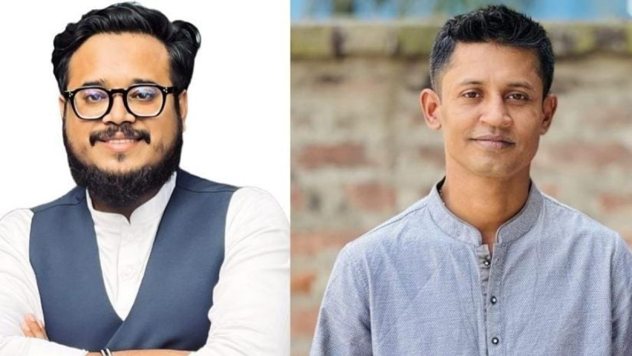 গাজীপুর জেলা এনসিপির আহ্বায়ক এম এম শোয়াইব এবং সদস্য সচিব খন্দকার আল আমিন