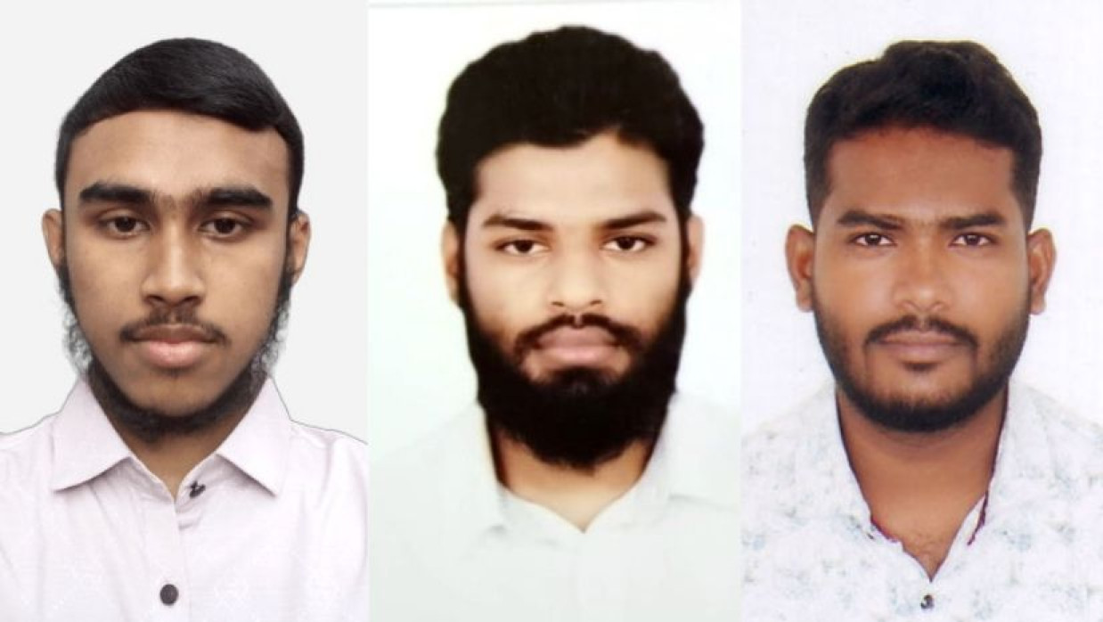 মো. নাফিস সাদিক, এস এম আফিফ ইকবাল ও মো. আরফান শেখ