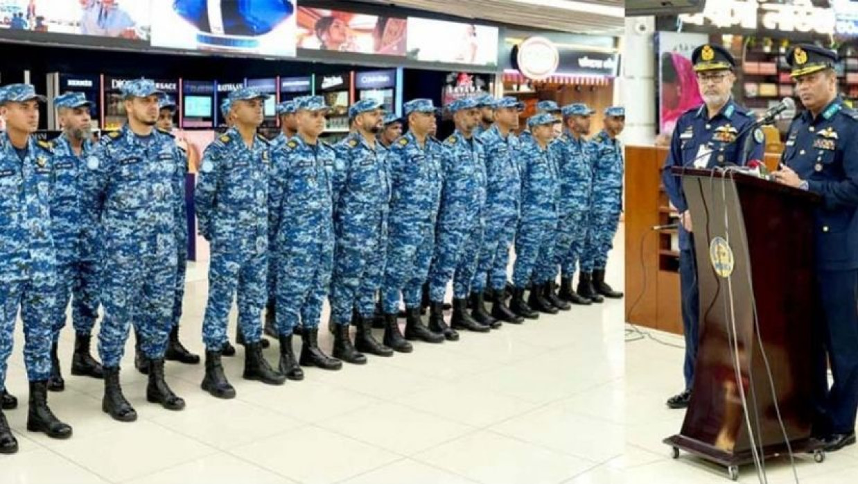 শান্তিরক্ষী মিশনে কঙ্গো গেলেন বিমান বাহিনীর ৩৫ সদস্য