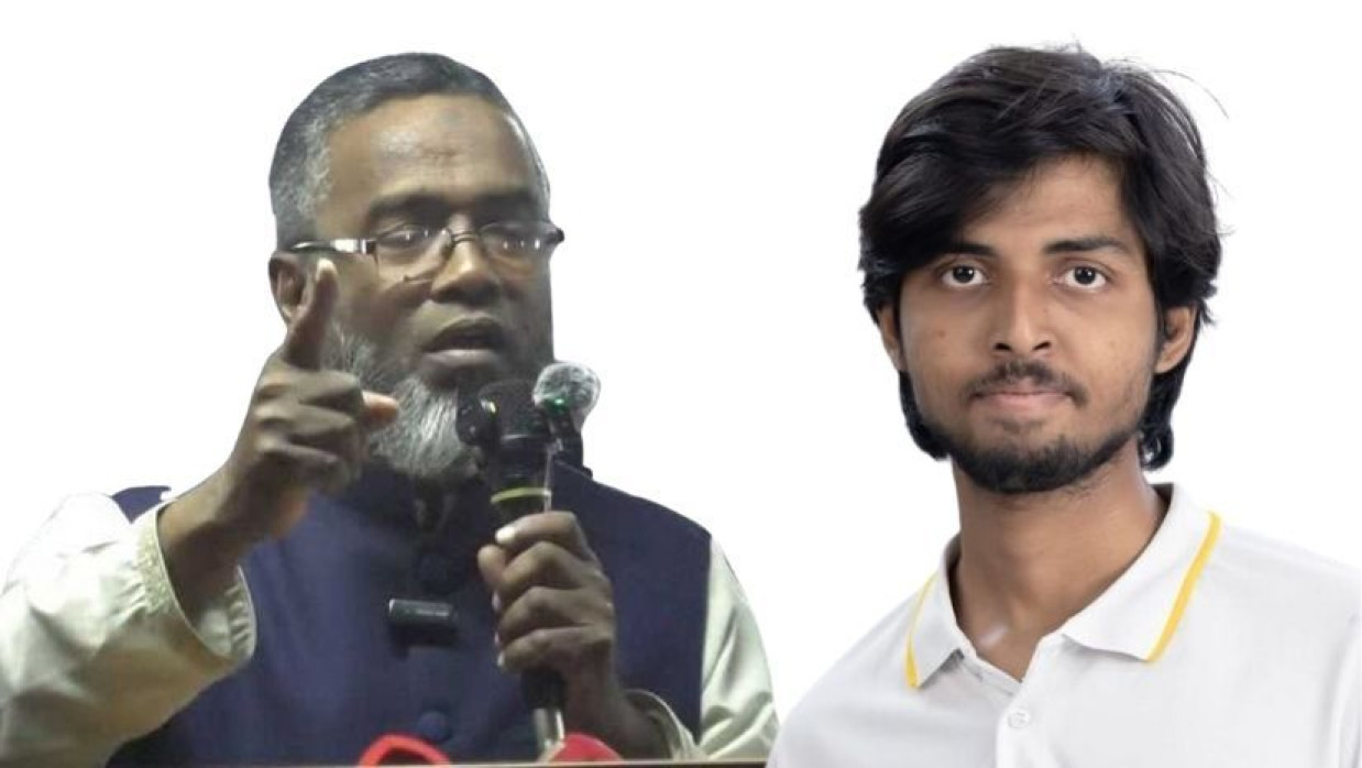 জামায়েত নেতা মো. শামীম আহসান ও ডাকসু নেতা মুসাদ্দিক আলী ইবনে মোহাম্ম