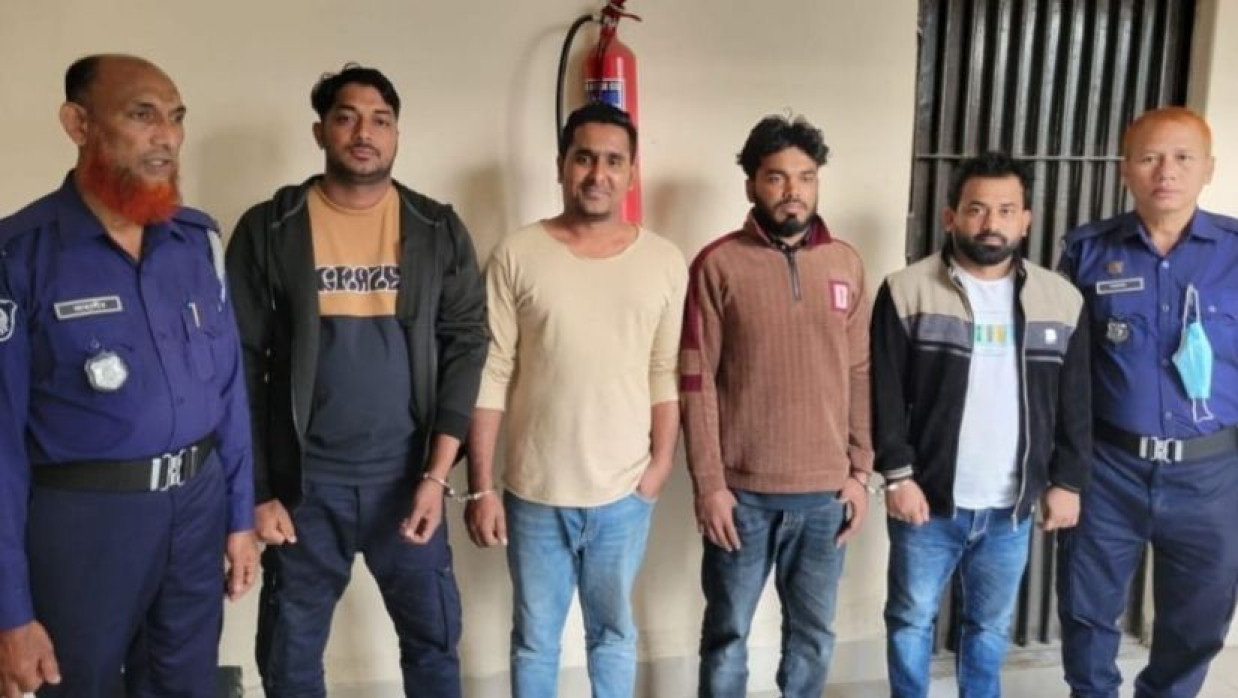 গ্রেপ্তার করা যুবলীগের চার নেতা