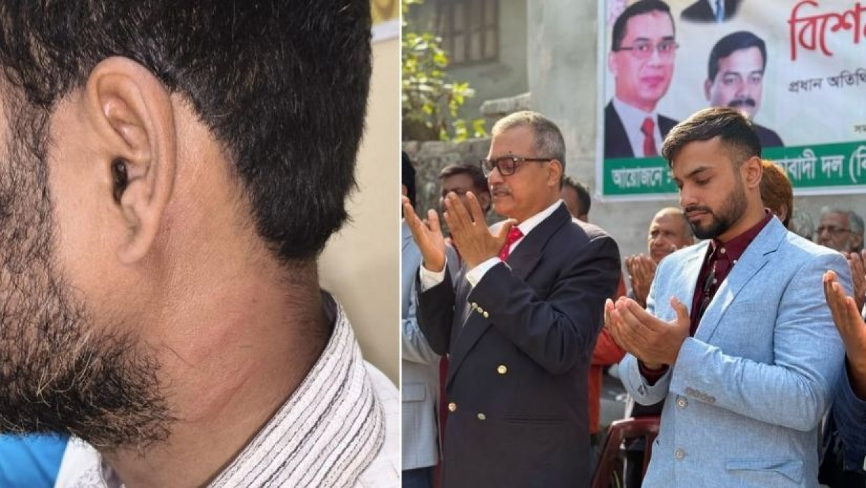 জামায়াত নেতার গলা টিপে শূন্যে তোলা বিএনপির প্রার্থীর ছেলেকে বিচারিক কমিটির তলব