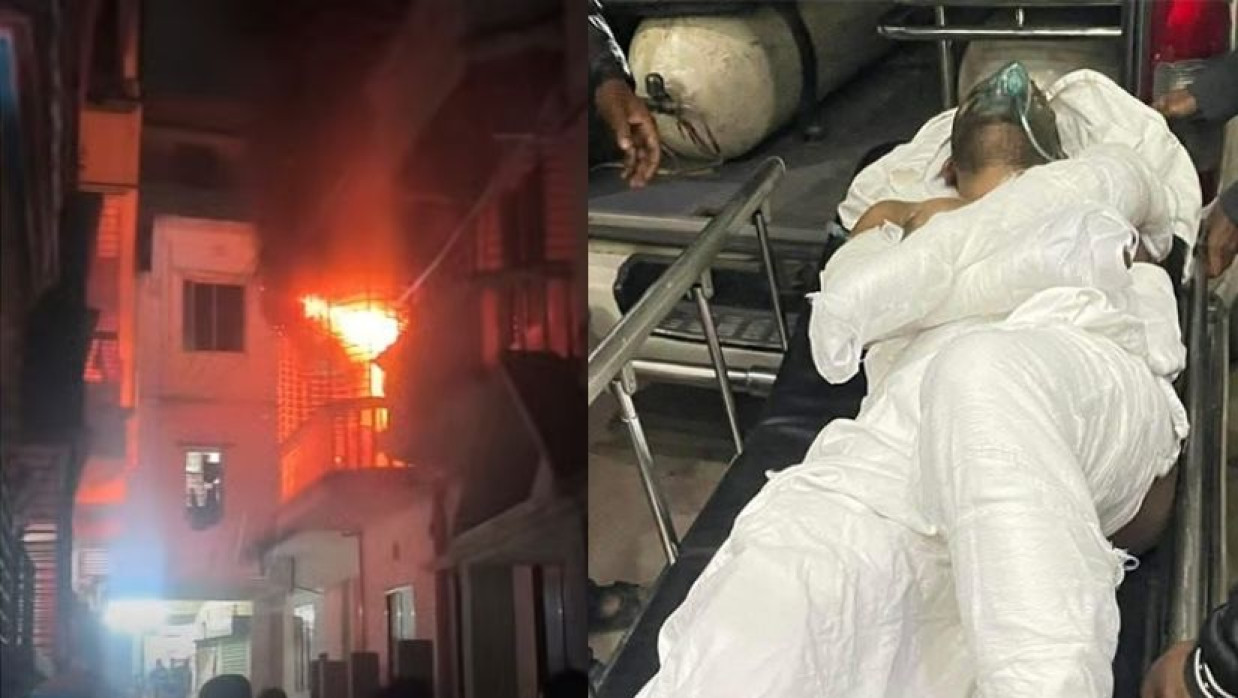 আগুনে জাহাঙ্গীরনগর বিশ্ববিদ্যালয়ের শিক্ষার্থীসহ দগ্ধ ৪