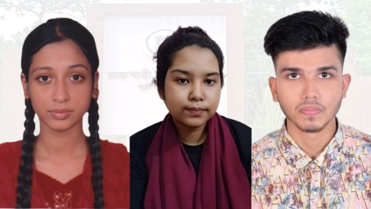 রাবি ‘বি’ ইউনিটে সেরা এমএম কলেজের ঐশী, অ-বাণিজ্যে প্রথম শুকরিয়া-নেহাল