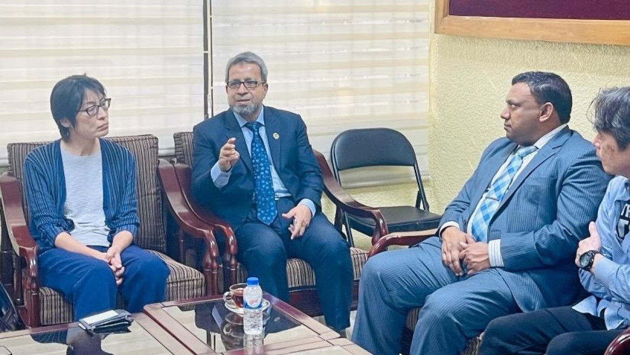 বিএমইউ প্রোভিসির সাথে জাপানের মেডিকেল বিশ্ববিদ্যালয়ের প্রতিনিধিদলের সভা