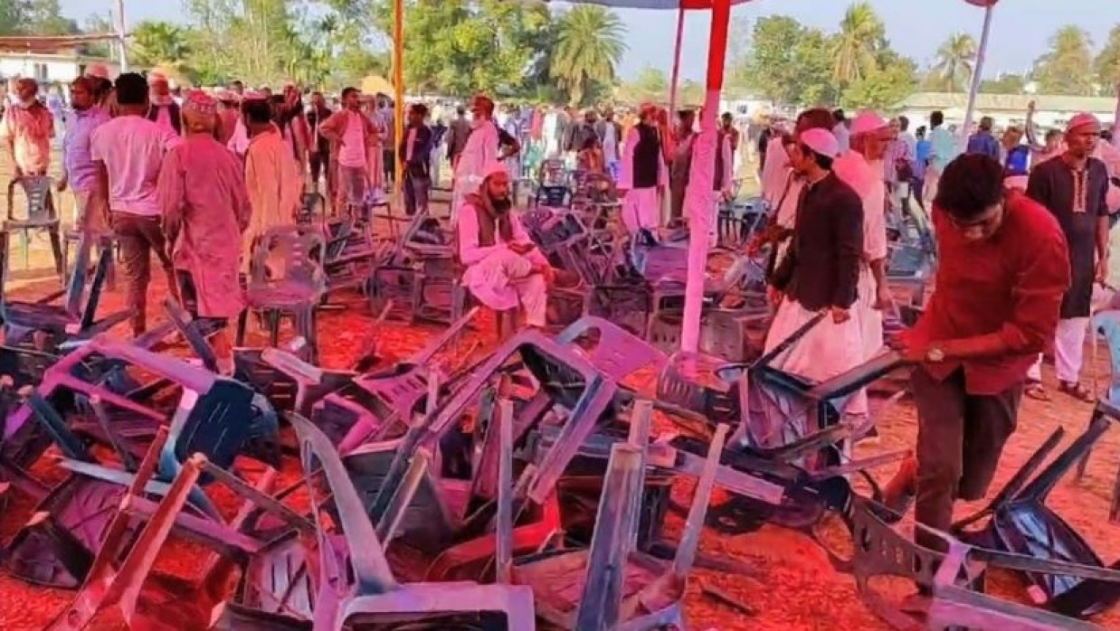 চেয়ারে বসাকে কেন্দ্র করে বিএনপি-জামায়াতের সংঘর্ষ, আহত শতাধিক